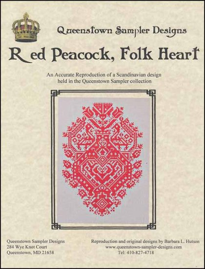 Red Peacock, Folk Heart - Click Image to Close