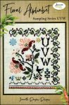 Floral Alphabet Sampling Series UVW (image for) Floral Alphabet Sampling Series UVW