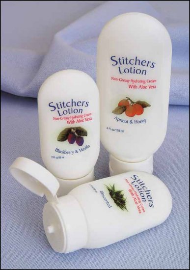 Stitcher's Lotion 2 oz. Tubes. Unscented Lotion - Click Image to Close