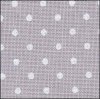 Petit Point Grey/White Dot Edinburgh Linen Petit Point Grey/White Dot Edinburgh Linen