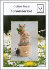 3D Summer Cat