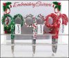 Holiday 4 Embroidery Scissors 6340-91 Display Unit