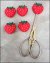 Strawberry Point Protectors, pack of 5 (image for) Strawberry Point Protectors, pack of 5