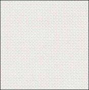 White 28ct Cotton/Rayon Evenweave