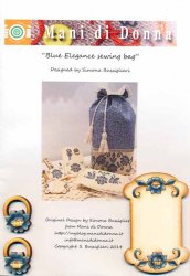 Blue Elegance Sewing Bag