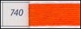 DMC Floss Color 740 Tangerine - Click Image to Close