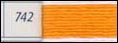 DMC Floss Color 742 Light Tangerine - Click Image to Close