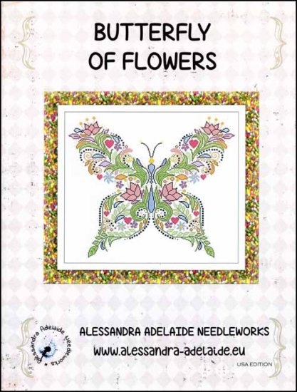 Butterfly Of Flowers - Click Image to Close