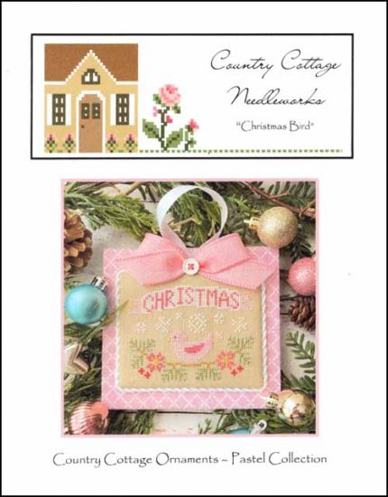 Pastel Ornament Part 5 Christmas Bird - Click Image to Close