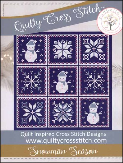 Quilty Cross Stitch Snowman Season - Click Image to Close
