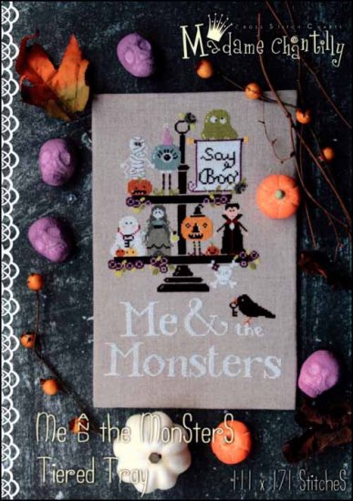 Me & the Monsters Tiered Tray - Click Image to Close