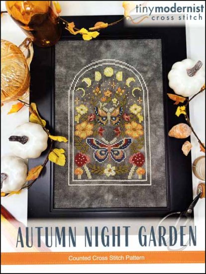 Autumn Night Garden - Click Image to Close