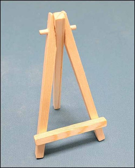 6" Unpainted Wood Easels, Pack of 10. - Click Image to Close
