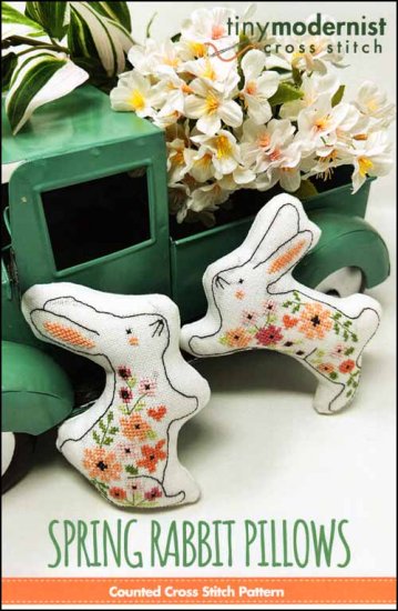 Spring Rabbit Pillows - Click Image to Close