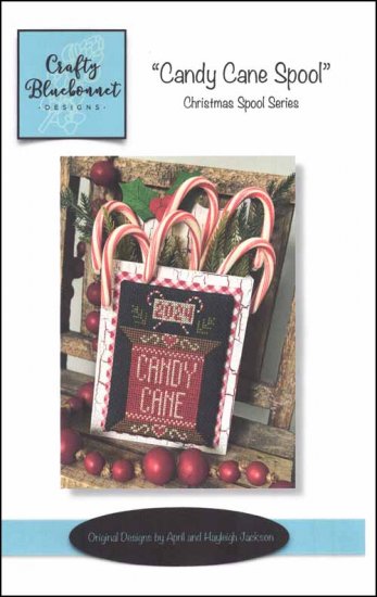 Candy Cane Spool - Click Image to Close