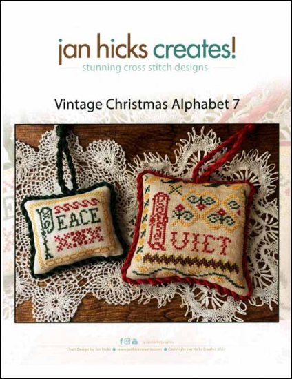 Vintage Christmas Alphabet 7 - Click Image to Close