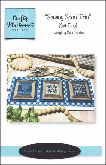 Sewing Spool Trio - Set 2 - Click Image to Close