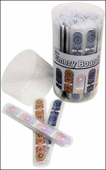 Mandala Emery Boards in Display Cannister - Click Image to Close