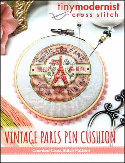 Vintage Paris Pin Cushion - Click Image to Close