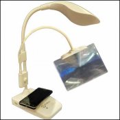 Go Lightly LED Task Lamp with Magnifier