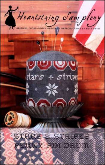 Stars & Stripes Penny Pin Drum - Click Image to Close
