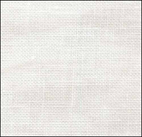 Smokey White Vintage 40ct Newcastle Linen - Click Image to Close